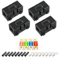 4 Pieces ANS-H Fuse or Strip Fuse Holder Automobile Fuse Carrier Insurance