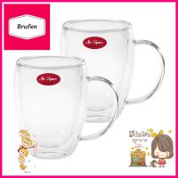 ถ้วยหู 360ml AIR SPACE DOUBLE WALL แพ็ค 2 ใบMUG 360ml AIR SPACE DOUBLE WALL PACK 2 **ด่วน ของมีจำนวนจำกัด**