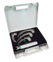 ชุดส่องหลอดลม  LARYNGOSCOPE BLADE SET/4 No.1,2,3,4 โค้ง