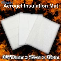 3/6/10mm 25x35cm Thermal Insulation Nano Aerogel Felt Light Silica Aerogel Insulation Mat For Industrial Pipelines Storage Tank