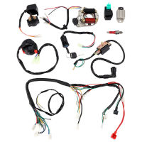 Electrics Stator Coil Wiring Harness Solenoid Relay for 4Stroke ATV 50Cc 70Cc 110Cc 125Cc Pit Dirt Bike Go Kart