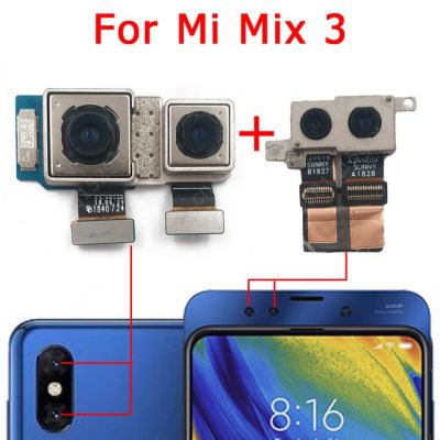 ด้านหน้าและด้านหลังกล้องหลังสำหรับ Xiaomi Mi Mix 2s Mix2s โมดูลกล้องหลักสายเคเบิลงอได้อะไหล่ทดแทน