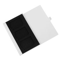 4X Aluminum Alloy Memory Card Case Card Box Holders for 3PCS SD Cards