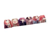 H052 Gaming Anime Keycap Durable Original PBT Dye Sublimation Keycap Cherry Profile R4 Height for Mechanical Keyboard