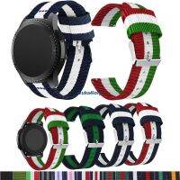 Suitable For Watch Strap Canvas Nylon Braided Replacement Wristband Ticwatch1 Samsung S3 Quick Release 22Mm 0703