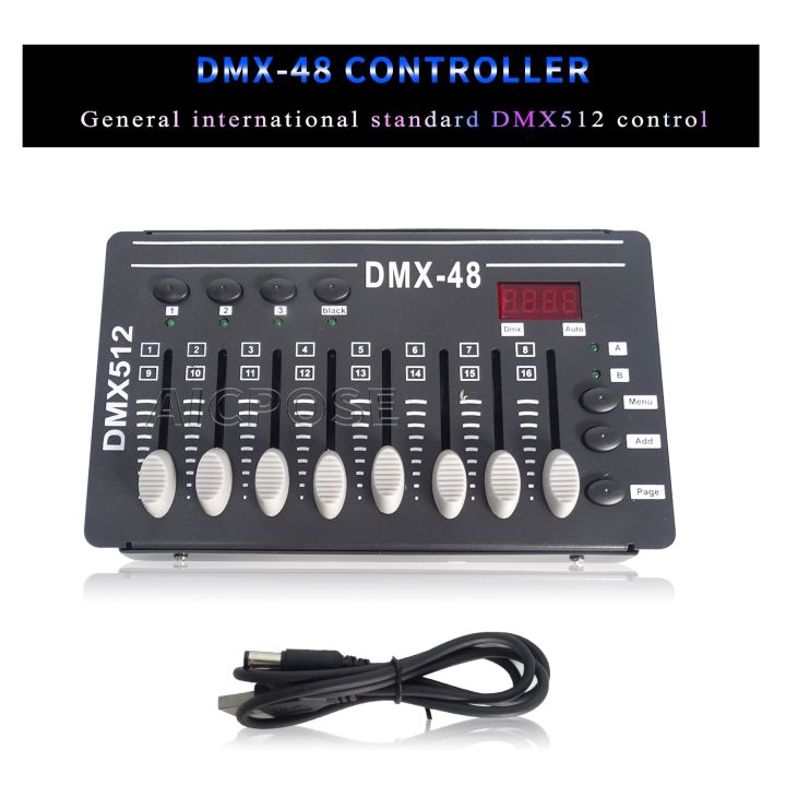 Laquitalo Mini DMX Controller LED Par Light DJ Light Console DMX-48 ...