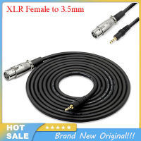 2.5M/8.2ft สายไมโครโฟน XLR ถึง3.5Mm อะแดปเตอร์เสียงคอนเดนเซอร์ปลั๊ก