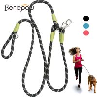 【LZ】 Benepaw Multi-Function Hands-Free Dog Rope Leash Reflective Strong Training Shoulder Pet Running Lead For Puppy Small Medium Dog