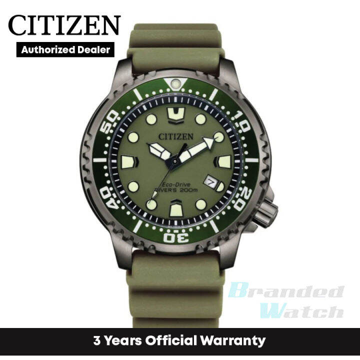 [Official Warranty] Citizen BN015711X Men's Promaster EcoDrive Green