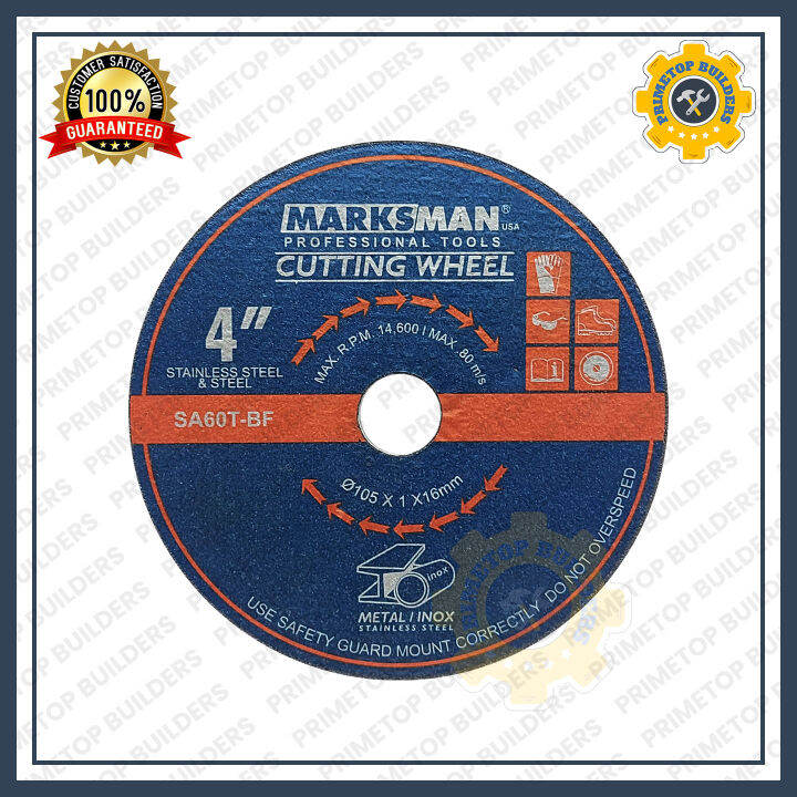 MARKSMAN Cutting Disc SUPERTHIN 4 inch (SOLD PER PIECE) / Cutting Wheel ...