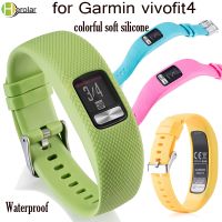 xinpan Colorful Replacement Silicone Watch Band For Garmin VivoFit 4 Wristband Bracelet Smart Sport Watch Strap Accessories Lightweight