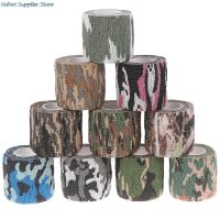 4.5M Hunt Disguise Elastoplast Camouflage Elastic Wrap Tape Self Adhesive Sports Protector Ankle Knee Finger Arm Bandage