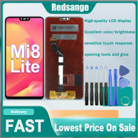 LCD TFT แดงสำหรับชิ้นส่วนจอสัมผัสแอลซีดีของเครื่องแปลงดิจิทัล Xiaomi Mi 8 Lite สำหรับ Xiaomi Mi 8 Lite Mi8 Lite M1808D2TG Lcd 100% ทดสอบการเปลี่ยน