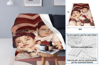 2023 newxzx blanket-HAIZIVS Kpop BTS Jimin Ultra Soft Flannel Throws Blankets Couch Sofa Fuzzy Blanket for Traveling Camping Home（40x60inch/50×60inch/60×80inch） 24