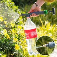 High Pressure Air Pump Manual Sprayer Adjustable Drink Bottle Spray Head Nozzle Garden Watering Tool Sprayer Irrigation Sprinkle