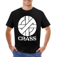 Crass, White on Black T-Shirt korean fashion shirts graphic tees graphic t shirt t shirts for men pack