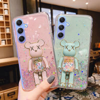 KOSLAM พับเป็นขาตั้งลูกอมรูปหมีเคสโทรศัพท์สำหรับ Samsung Galaxy A54 5G A34 5G A24 A14 4G 5G A14 LTE A04 A04s A04e A13 5G A13 Lite A23 4G 5G A23 LTE A53 A52s A73 a52 A72 A32 A22 A12 A42 A71 M33 M53ดีไซน์ใหม่คลังสินค้าพร้อมเคสทีพียูนุ่ม