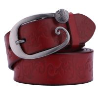 【YD】 Wide belts for women 2020 genuine leather high quality fashion designer ceinture femme luxury cinturones mujer strap flower