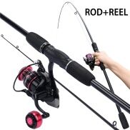 FRRTC Bộ Câu Cá Siêu Nhẹ Cần Câu Máy Đứng 1.6M 1.8M 2.1M Máy Câu Cá Cuộn