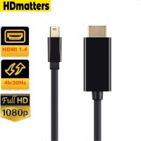 Mini DP เป็น HDMI 4K สายเคเบิ้ล3ม. 10ฟุตสายฟ้าไปยังสายอะแดปเตอร์ HDMI 4K Mini ช่องแสดงผลไปยัง HDMI สายสำหรับแอปเปิลแมคบุ๊กโปรแอร์