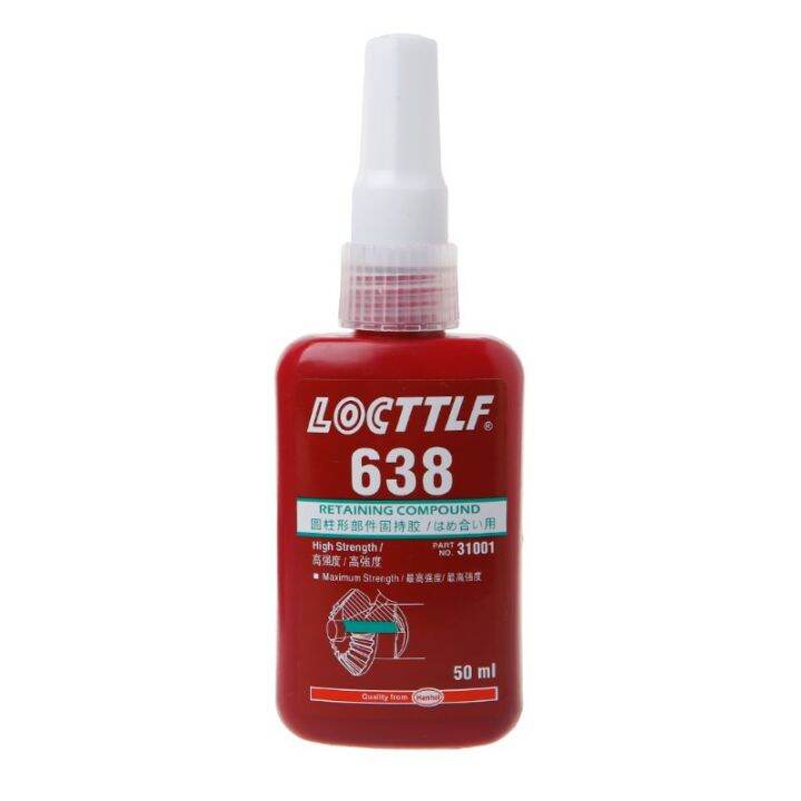 638 Retaining Compound Thread locker 50ml Adhesive Glue for Bearing