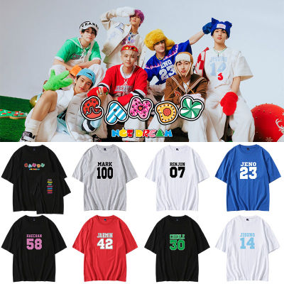 New Korean Fashion K Pop Nctdream Candy Tshirt T Shirt The Same Paragraph Short Sleeve Loose T-shirt Cal Cotton Tee Tops