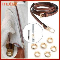 MUBAI สำหรับผู้หญิง อะไหล่สำหรับเปลี่ยน อุปกรณ์เสริมกระเป๋า Crossbody สายหนังแท้ Punch buttonhole เจาะรูตาไก่ เข็มขัดกระเป๋าถือ