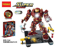 Compatible with LEGO S Brand Superhero Steel Anti-Hulk Mech 76105 Boy Assembled Building Block Toy 07101