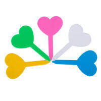 Littlegroot 10PCS Garden Plastic Plant Labels HeartTags Waterproof Re-Usable Markers New