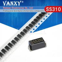 100PCS SS310 SMD SR310 Schottky Barrier วงจรเรียงกระแสไดโอด 3A 100V DO-214AC SMA