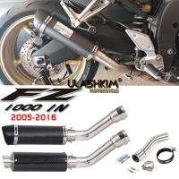 FZ1000 FZ1N Slip On Exhaust For YAMAHA FZ1N FZ1 N S F FZAER FZ1000 ZX1000 2005 - 2016 Motorcycle Escape Muffler Middle Link Pipe