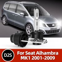 Lslight 2ชิ้น35W D2s ซีนอนรถไฟหน้าไฟหน้าหลอดไฟสำหรับ Seat Alhambra Mk1 2001ถึง2009 2008 2007 2006 2005 2004 2003 2002