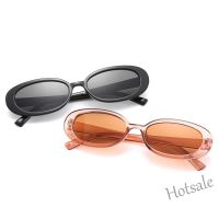 【hot sale】❁∋ D03 Fashion Oval Retro Sunglasses Small Box INS Wind Personality Sunglasses