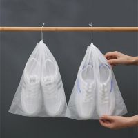 10Pcs/Set Shoe Dust Covers Dustproof Drawstring Non-Woven Clear Storage Bag Travel Pouch Shoe Bags Drying Shoes Protect Eco Bags