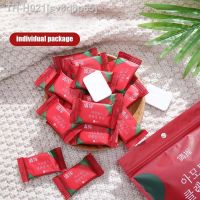 ◘● Disposable Travel Towels Compressed Facial Wipes Compact Tablet Mini Wipes Wipes Triangular Wipes Tissues