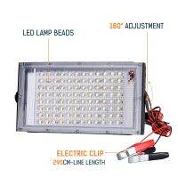 ์๋์๋ NJ ส่งฟรี สปอตไลท์ ไฟสว่าง Spotlight LED 100W DC 12V (ใช้ไฟ12V) แสงขาว สายยาว1.1เมตร ไฟตกแต่งบ้าน