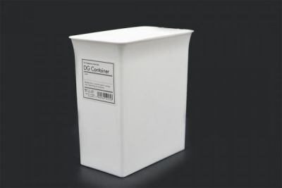 Lehome ถังขยะพลาสติกใบเล็ก+ฝาปิด สีขาว ผลิตและนำเข้าจากญี่ปุ่น บรรจุ1 L ถังขยะในรถ วัสดุคุณภาพดี Polypropylene แข็งแรง ขนาด8x14x15 cm HO-01-00911