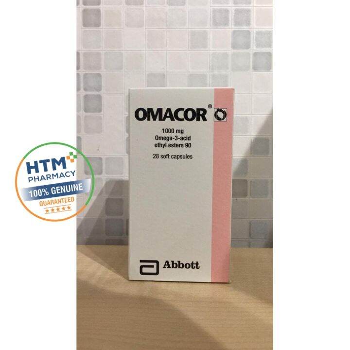 Omacor Omega3 1000mg Cap 28's Lazada