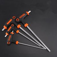 [Old A Hardware] ใหม่ T Handle Allen Hex Key Wrench 2-10Mm Hexagon Spanner Ball Head Wrench ไขควงสำหรับ Auto Bike Motorycle Repair เครื่องมือ