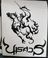 สติกเกอร์ นเรศวร สีดำ