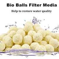 【CW】10pcs Ceramic Biochemical Ball Filter Media Nitrifying Bacteria House Aquarium Filter Accessories For Fish Tank Water Cleaning