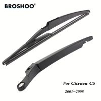 BROSHOO รถใบปัดน้ำฝนด้านหลังกลับแขนปัดน้ำฝนกระจกหน้าสำหรับซีตรอง C5 Hatchback 295มิลลิเมตร,กระจกอัตโนมัติจัดแต่งทรงผม