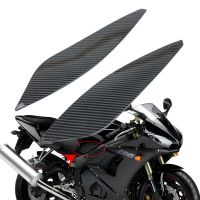 Carbon Motorcycle Tank Side Cover Panel FAI Insert Cover Trim For YAMAHA YZFR6 YZF R6 YZF600 R6 YZF-R6 2003 2004 2005