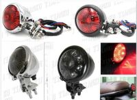 ไฟท้ายแอลอีดีโลหะสำหรับ Yamaha V Star 400 650 1300 1100 Virago Xv 250 535 750 1100ถนนดาวรถชอปเปอร์ปรับได้เรือลาดตระเวน