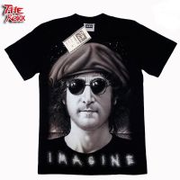 เสื้อวง  John Lennon w - 08 เสื้อวงดนตรี เสื้อวงร็อค เสื้อนักร้อง