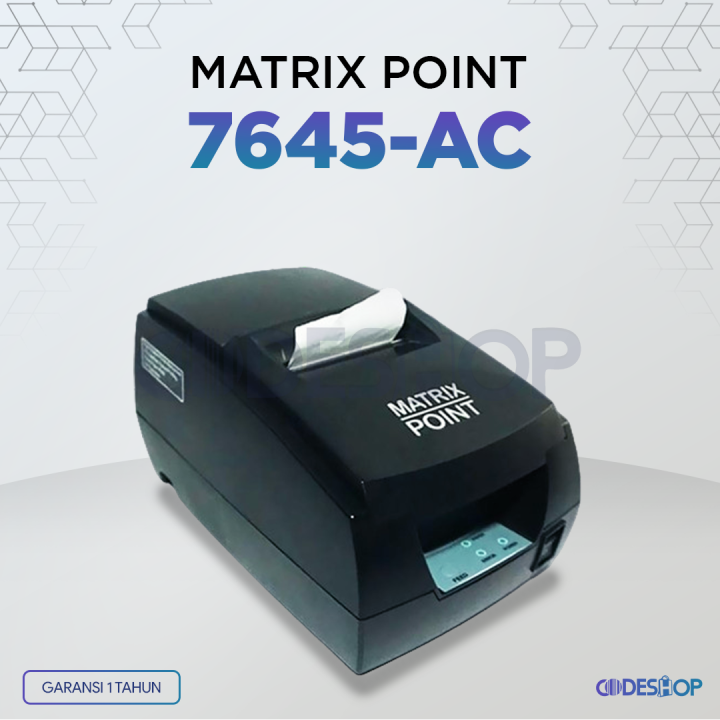 Printer Kasir Matrix Point TMP 7645 POS Struk Dot Matrix Auto Cutter