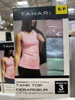 แคนาดา Tahari เสื้อกั๊กผู้หญิง96% ผ้าฝ้ายสามชิ้น