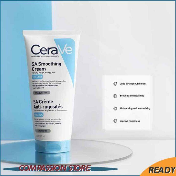 Cerave Sa Smoothing Cream Salicylic Acid Moisturizer Cream For Dry Rough And Bumpy Skin Lazada Ph 0462