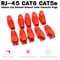 10PCs RJ-45 CAT6 CAT5e Adapter Cap Ethernet Network Cable Connector Plugs RJ45 Caps Cat 5 CAT6 protective sleeve