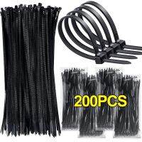 Nylon Cable Ties Multi-Purpose Adjustable Self-locking Cord Ties Straps Fastening Loop Reusable Home Office Plastic Wire Ties